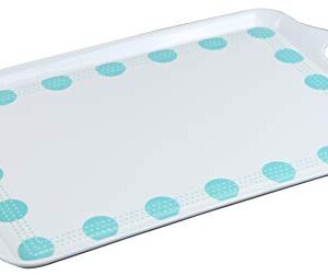 Reston Lloyd Rectangular Melamine Serving/Ottoman Tray, South Beach