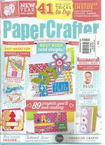 paper crafter, for makers who love paper issue, no 90 (new year new skills !