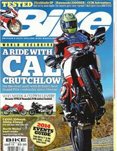 bike, march, 2014 (britain's biggest selling bike magazine) a ride with cal