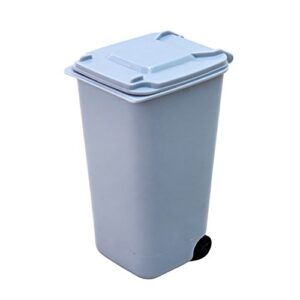 TOYMYTOY 4Pack Mini Wastebasket Set,Desk Trash Can with Lid Desktop Garbage Organizer Storage Bin Pen Pencil Cup Holder Office Supplies