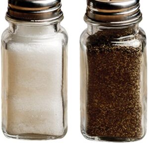 Circleware Yorkshire Salt and Pepper Shakers, 2-Piece Set, Home and Kitchen Utensils, 2.85 oz, Plain