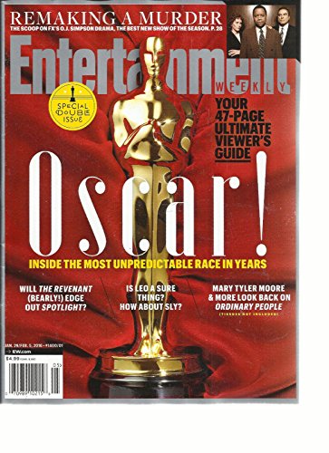 ENTERTAINMENT WEEKLY, JANUARY/FEBRUARY, 05th 2016# 1400/1401 (OSCAR 1)