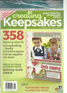 creating keepsakes, may/june, 2012 (358 inspiring ideas for scrapbooking)
