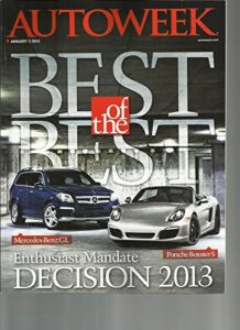 auto week, january, 2013 (best of the best) enthusiast mandate decision 2013
