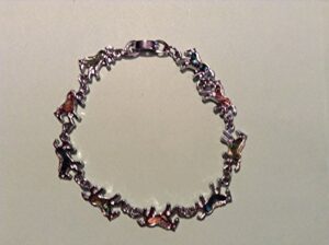 shell of the sea this horse paua shell link bracelet is so cute & 7"1/2 long