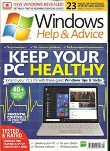 windows help & advice magazine, august 2017 issue, 138 printed in uk
