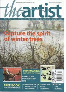 the artist magazine december,2015 (the practical magazine for artists by artists