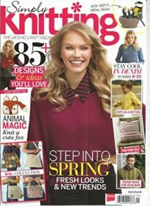 simply knitting, spring/summer,2014 (the uk's no.1 knitting magazine)