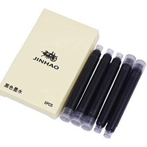 30 PCS Jinhao Fountain Pen Ink Cartridges International Standard Size - Black
