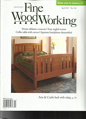 TAUNTON'S FINE WOOD WORKING, APRIL, 2017 NO.260 ARTS & CRAFTS BED WITH INLAY