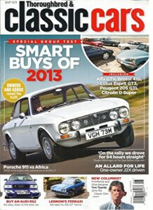thoroughbred & classic cars, august, 2013(special group test smart buys of 2013