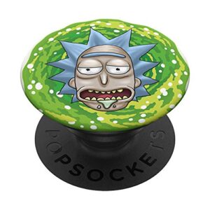 rick and morty just here for the booze popsockets popgrip: swappable grip for phones & tablets