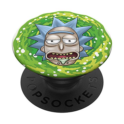 Rick and Morty just here for the booze PopSockets PopGrip: Swappable Grip for Phones & Tablets