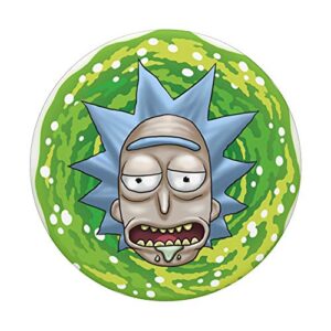Rick and Morty just here for the booze PopSockets PopGrip: Swappable Grip for Phones & Tablets