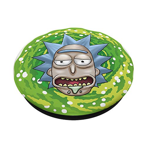 Rick and Morty just here for the booze PopSockets PopGrip: Swappable Grip for Phones & Tablets