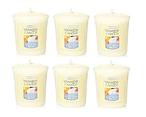 Yankee Candle Juicy Citrus and Sea Salt Samplers Votive Set of 6