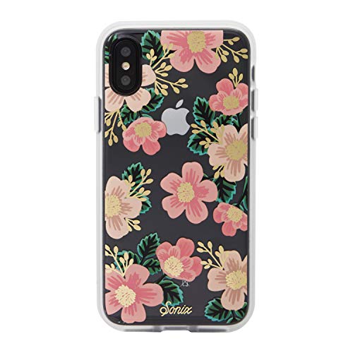 Sonix Southern Floral Case for iPhone X/Xs Women's Protective Pink Flower Clear Series for Apple iPhone X, iPhone Xs