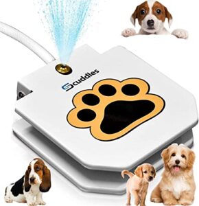 dog fountain water fountain for dogs dog sprinkler dog toys for large or small dog bowl alternative pet water fountain dog drinking fountain