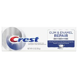 crest gum & enamel repair toothpaste advanced whitening 4.1 oz, pack of 1