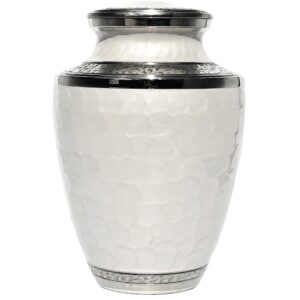 Eternal Harmony Cremation Urn for Human Ashes | Funeral Urn Carefully Handcrafted with Elegant Finishes to Honor and Remember Your Loved One | Adult Urn Large Size with Beautiful Velvet Bag