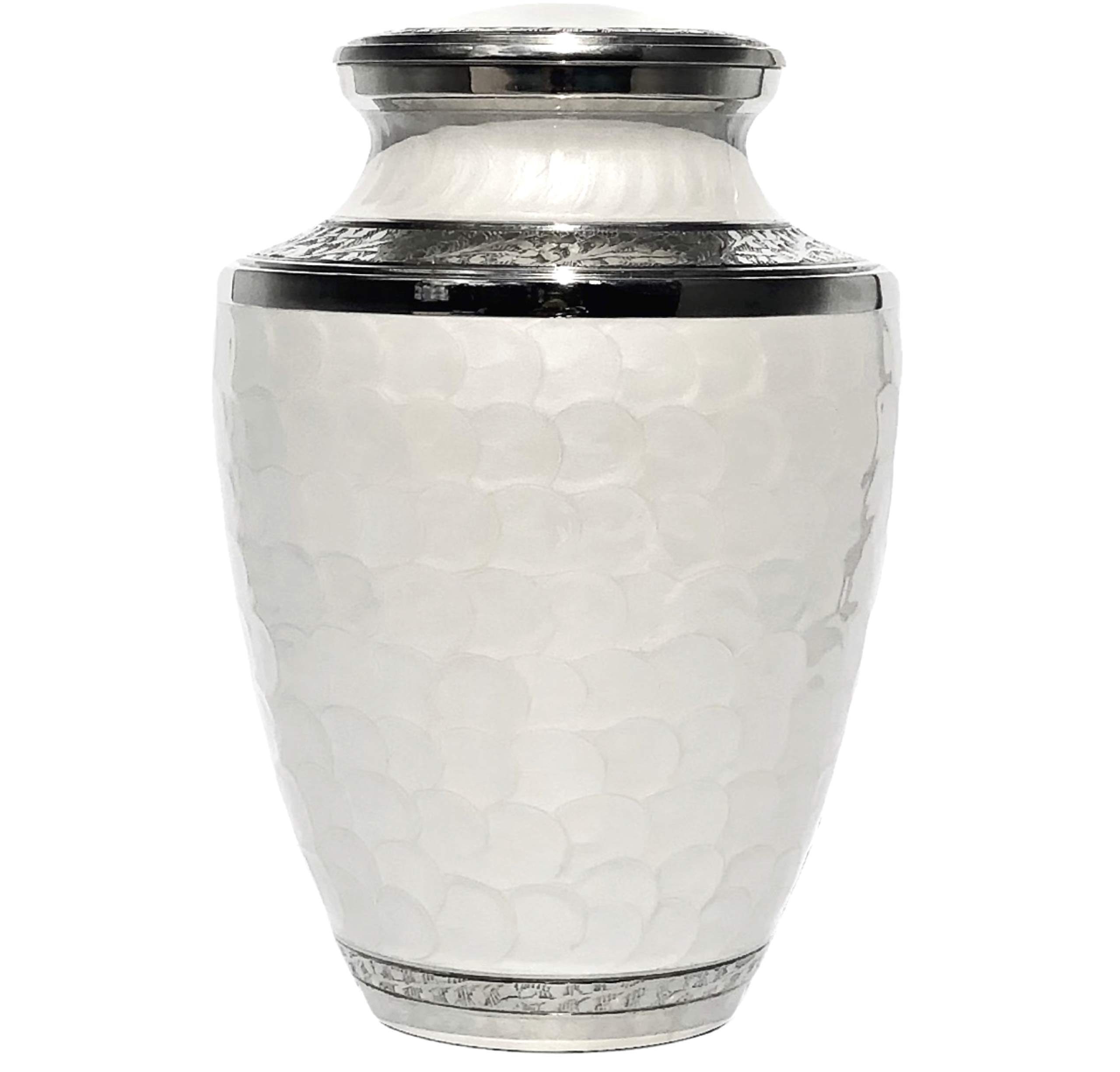 Eternal Harmony Cremation Urn for Human Ashes | Funeral Urn Carefully Handcrafted with Elegant Finishes to Honor and Remember Your Loved One | Adult Urn Large Size with Beautiful Velvet Bag