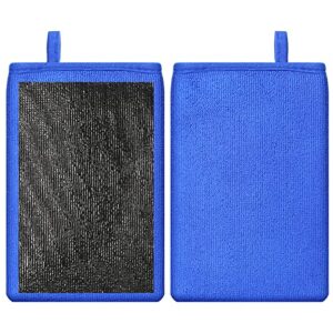 gmisun clay mitt, 2 pack clay bar mitt for car detailing, medium grade magic car wash mitt auto detailing, scratch free and paint safe for car detailing cleaning polishing paint, glass, wheels