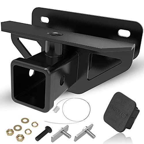 OEDRO 2" Rear Trailer Hitch Receiver Class 3 Towing Hitch & Cover Kit, Fits 2009-2018 Dodge Ram 1500/2003-2013 Ram 2500 3500/2019-2023 Ram 1500 Classic, Tow Combo (Hitch Cover Included)