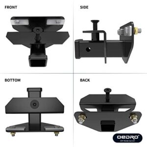 OEDRO 2" Rear Trailer Hitch Receiver Class 3 Towing Hitch & Cover Kit, Fits 2009-2018 Dodge Ram 1500/2003-2013 Ram 2500 3500/2019-2023 Ram 1500 Classic, Tow Combo (Hitch Cover Included)