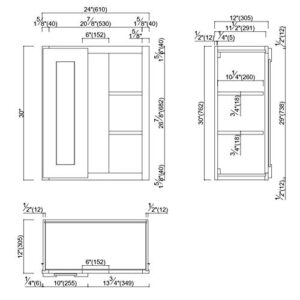 Design House Kitchen Cabinets-Wall, 30 in, Espresso