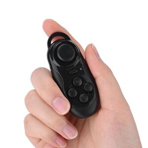 fosa Mini Wireless Bluetooth Game Controller Joystick, Portable Remote Gamepad Selfie Timer Camera Shutter Wireless Bluetooth Mouse for Mobile Phones, Tablets, Computers, TV