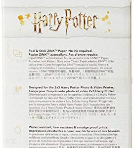Lifeprint PH50 Harry Potter Magic Photo and Video Printer Sticky Backed Film – 40 Pack, White