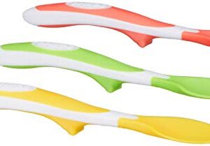 Amazon Brand - Solimo Soft Tip Baby Spoons, Pack of 12, Multicolor