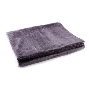 sgcb premium car microfiber towels 1 pack grey, 24" x 63” car drying wash towels extra large car towel super water absorbent scratch & lint free detailing polishing buffing finishing towels