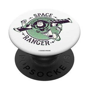 disney pixar toy story buzz lightyear space ranger popsockets popgrip: swappable grip for phones & tablets
