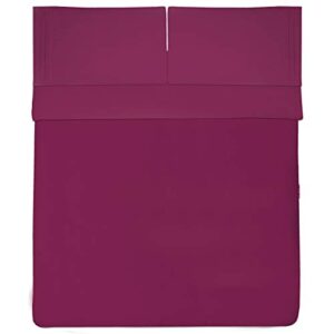 Queen Size Bed Sheets - Breathable Luxury Sheets with Full Elastic & Secure Corner Straps Built In - 1800 Supreme Collection Extra Soft Deep Pocket Bedding Set, Sheet Set, Queen, Berry