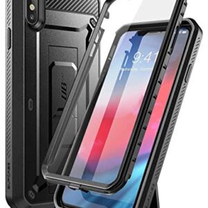 SUPCASE [Unicorn Beetle Pro Series] Case Designed for iPhone XS Max , Full-Body Rugged Holster Case with Built-In Screen Protector kickstand for iPhone XS Max 6.5 Inch 2018 Release (Black)