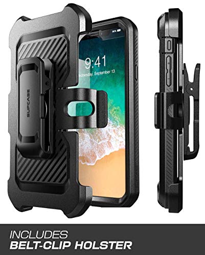 SUPCASE [Unicorn Beetle Pro Series] Case Designed for iPhone XS Max , Full-Body Rugged Holster Case with Built-In Screen Protector kickstand for iPhone XS Max 6.5 Inch 2018 Release (Black)