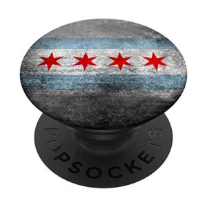 vintage aged chicago flag windy city popsockets swappable popgrip
