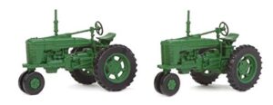 walthers green tractors - 2 pack