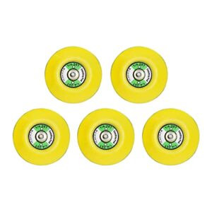 valianto 5pcs 3-inch hook and loop backing pad sanding pads for dual action orbital sanders, 1/4"-20 thread | 15,000 rpm