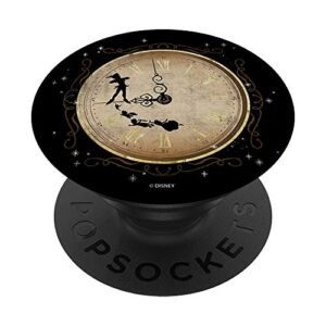disney peter pan wendy john michael & tink tick tock clock popsockets popgrip: swappable grip for phones & tablets