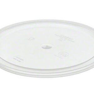 Cambro 6 & 12 Quart Clear Polycarbonate Round Food Storage Containers, One Each 6 & 12 Quart with Lids in this Bundle.