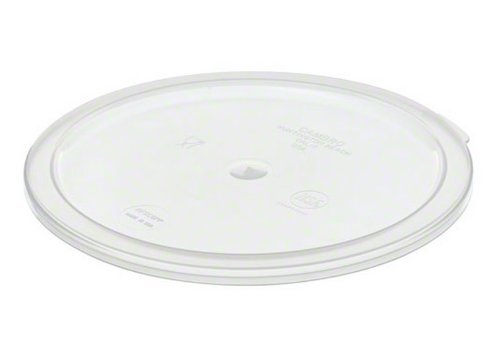 Cambro 6 & 12 Quart Clear Polycarbonate Round Food Storage Containers, One Each 6 & 12 Quart with Lids in this Bundle.