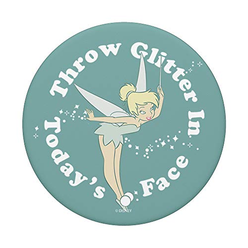 Disney Peter Pan Tinkerbell Throw Glitter In Today's Face PopSockets PopGrip: Swappable Grip for Phones & Tablets