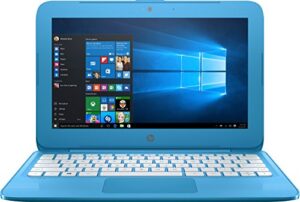 hp stream celeron n4000 4gb 32gb emmc 11.6" windows 10 aqua blue laptop