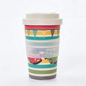 eco chic reusable bamboo coffee cup (camper vans)