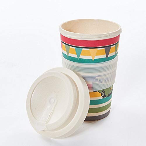 Eco Chic Reusable Bamboo Coffee Cup (Camper Vans)