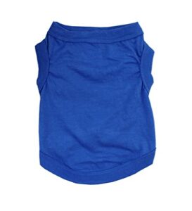 alroman dogs shirts vest dark blue clothing for dogs cats s dog vacation shirt male dog clothing puppy summer clothes boy cotton summer shirt small dog cat pet clothes vest t-shirt apparel
