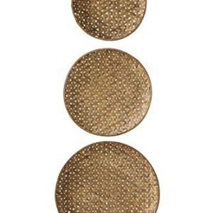 Creative Co-Op Round Bamboo Baskets (Set of 3 Sizes)