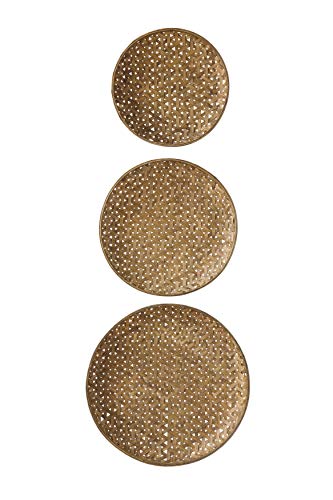 Creative Co-Op Round Bamboo Baskets (Set of 3 Sizes)